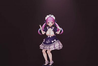 Aqua - Sexy Dance Flashing Tits (3D HENTAI)